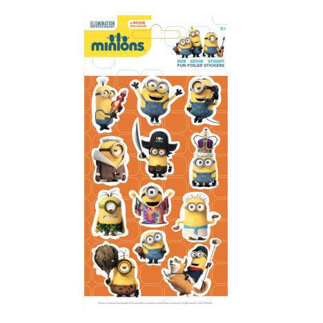 Minions Fun Foiled Re-Usable Sticker Pack £1.25